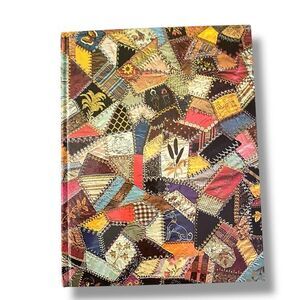 QUILTS FROM THE SMITHSONIAN Silk Crazy Patchwork Quilt Book Blank Pages Gift